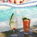 villa perchee piscine
