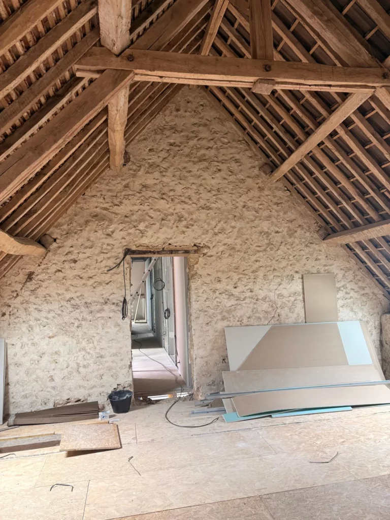 villa perchée maison privative perche - travaux