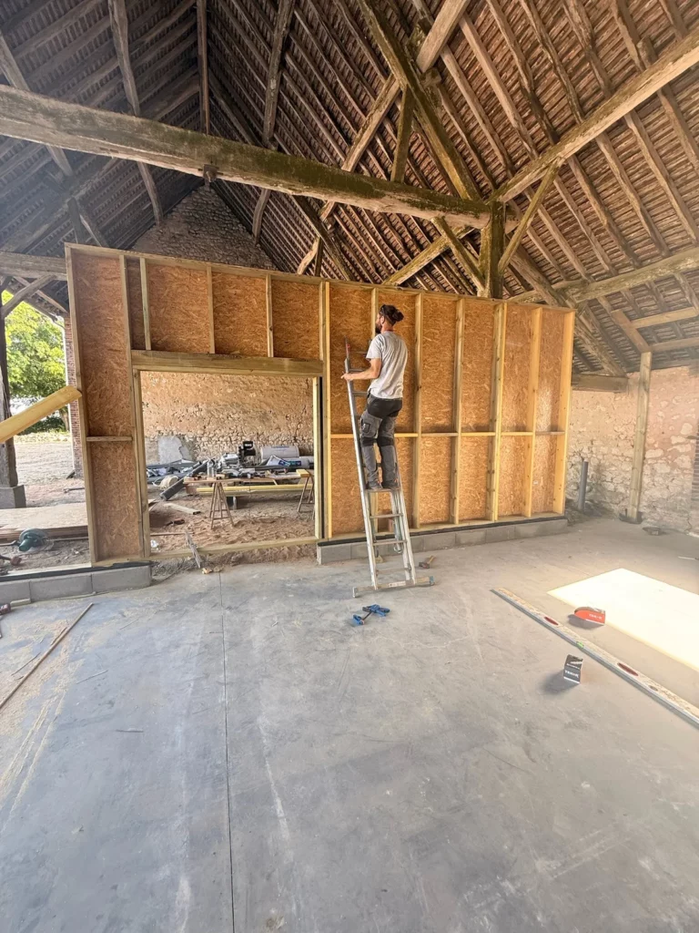 villa perchée maison privative perche - travaux