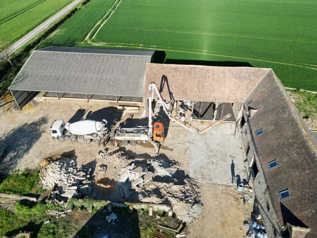 villa perchée maison privative perche - travaux