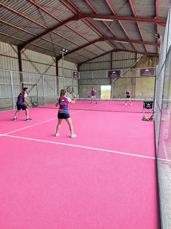 villa perchée padel chantier